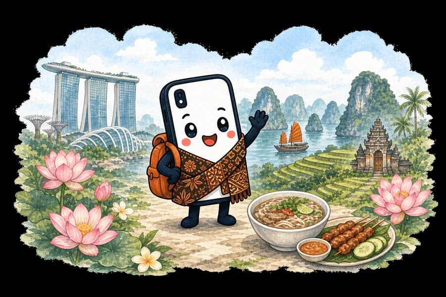 Singapore & Malaysia & Vietnam & Thailand & Indonesia