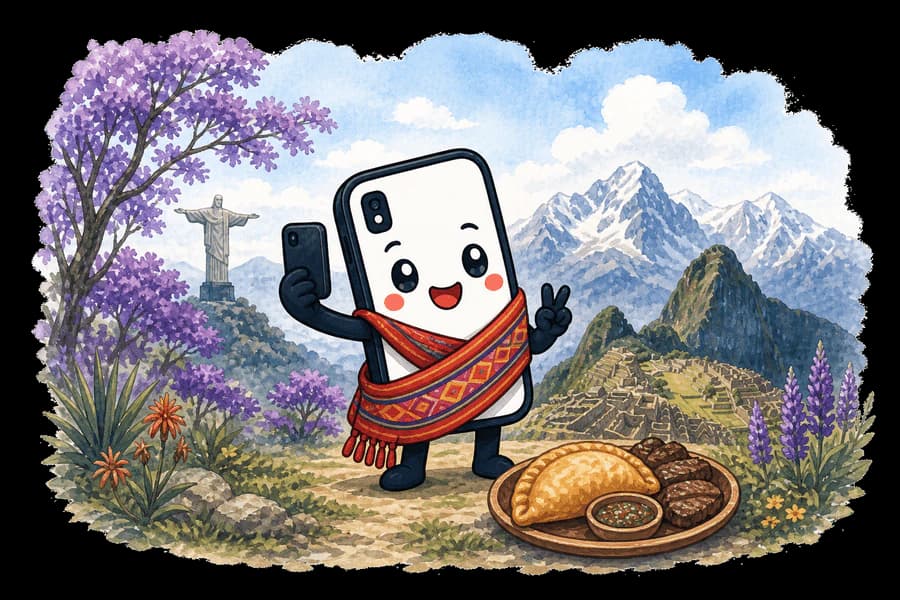 South America (15+ areas)